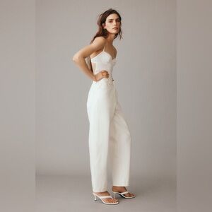 H&M barrel pale blue baggy high rise jeans 4